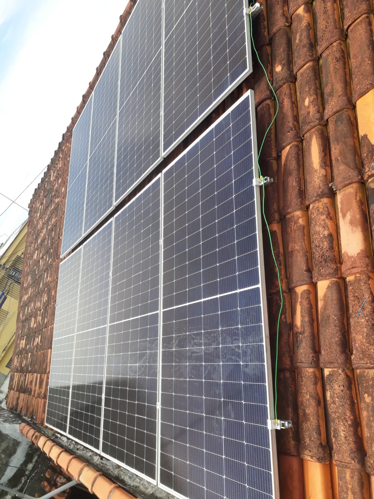 Instalação de energia solar