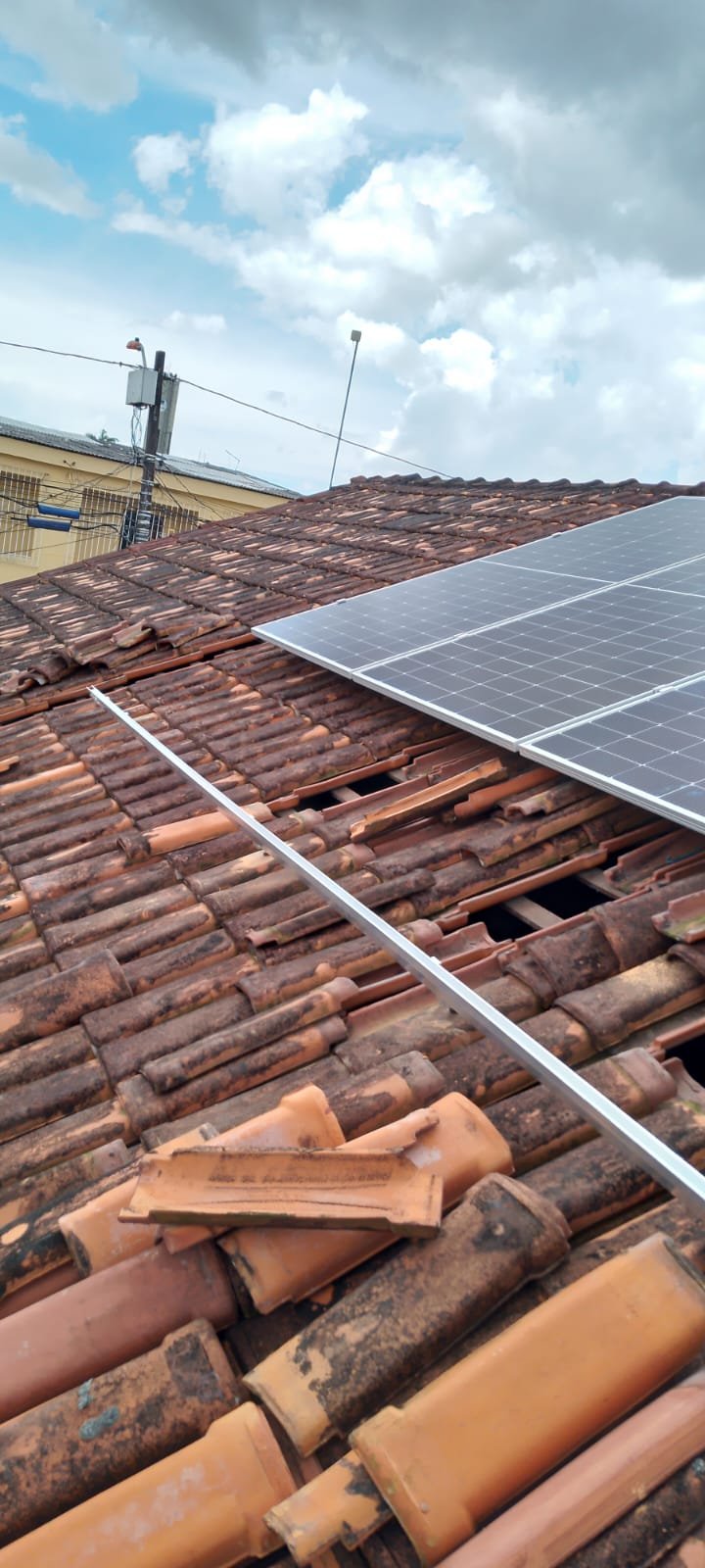 Instalação de energia solar