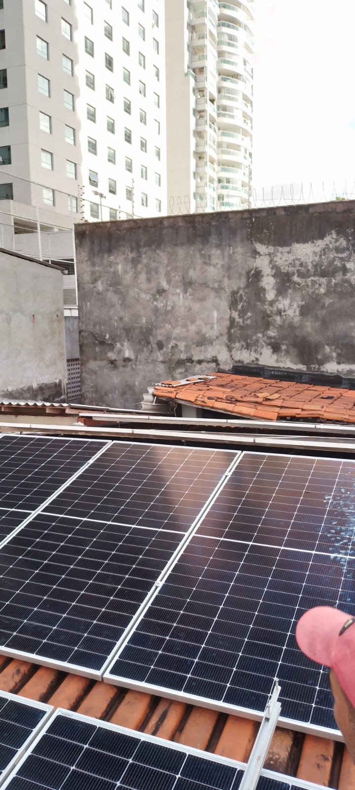Instalação de energia solar